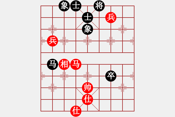 象棋棋谱图片：女子组 8-2 广东 何含露 红先和 浙江 王朵朵 - 步数：90 