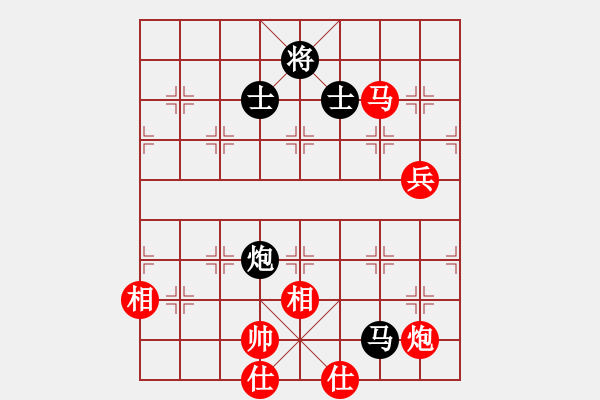 象棋棋譜圖片：2006年弈天迪瀾杯賽第五輪：青城猶龍(6段)-和-逍遙一號(3級) - 步數(shù)：170 