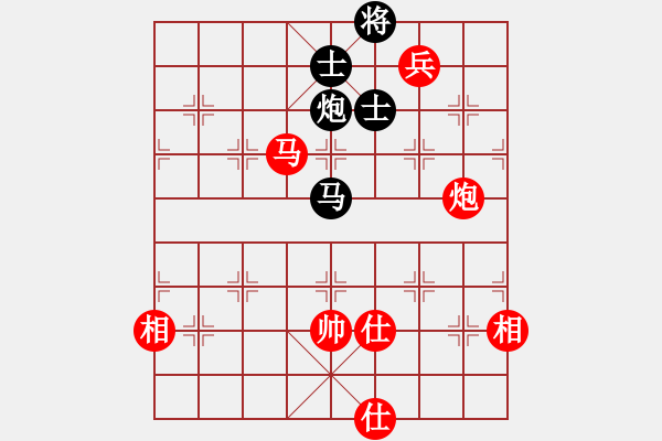 象棋棋譜圖片：2006年弈天迪瀾杯賽第五輪：青城猶龍(6段)-和-逍遙一號(3級) - 步數(shù)：220 