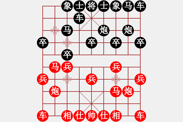 象棋棋譜圖片：北斗天馬[1592673789]紅先負(fù) -VS- 棋盟――霸道[765961150] - 步數(shù)：10 