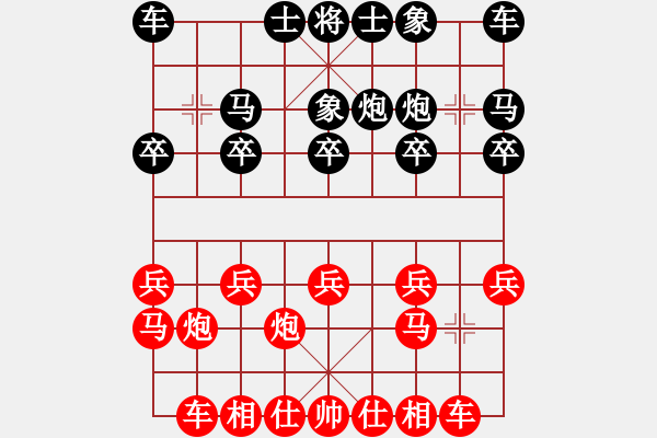 象棋棋譜圖片：運氣轉(zhuǎn)折地 -VS- 奮斗 - 步數(shù)：10 