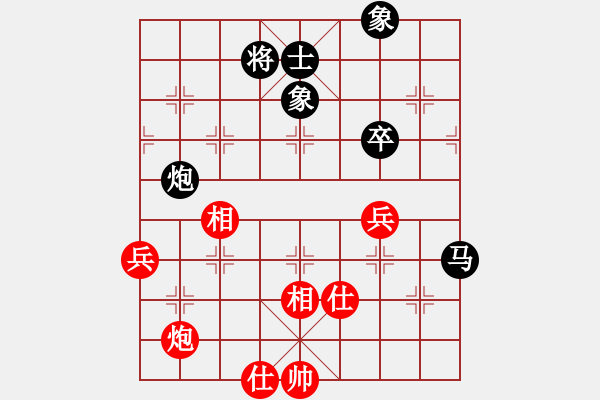 象棋棋譜圖片：馬炮殘局　第82局：馬炮卒單缺士勝炮雙兵仕相全 - 步數(shù)：0 