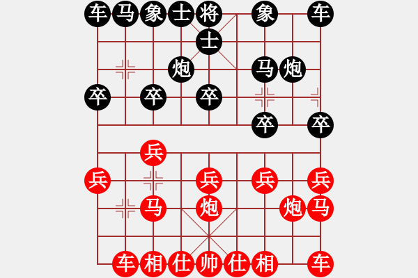 象棋棋譜圖片：邊小強 先勝 王旭 - 步數(shù)：10 