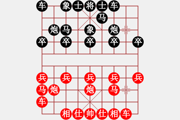 象棋棋譜圖片：山野牧歌[1263161751] -VS- 棋迷☆芳棋[893812128] - 步數(shù)：10 