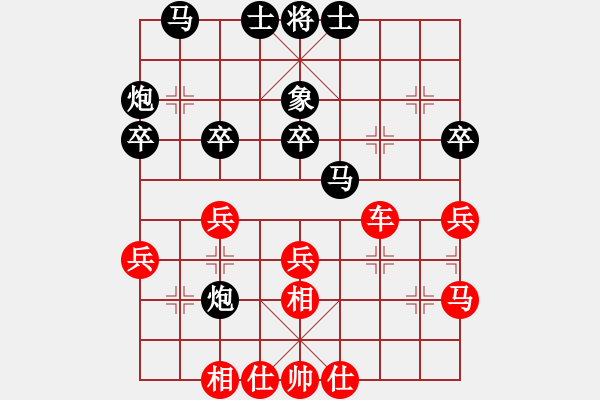 象棋棋譜圖片：華山論劍T盾周賽【hcqbb】負(fù)【飛鷹】2023-03-27 - 步數(shù)：30 