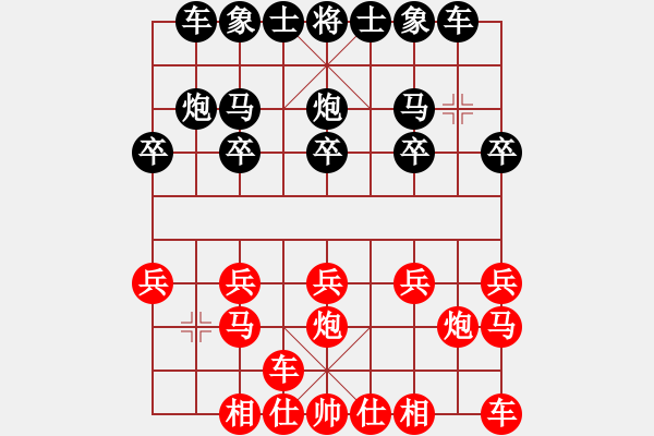 象棋棋譜圖片：權(quán)哥依然瀟灑[346862023] -VS- 彩衣[1150645598] - 步數(shù)：10 