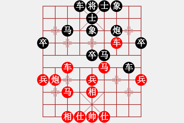 象棋棋譜圖片：伊棋王(2段)-勝-毛毛豆豆(2段) - 步數(shù)：40 