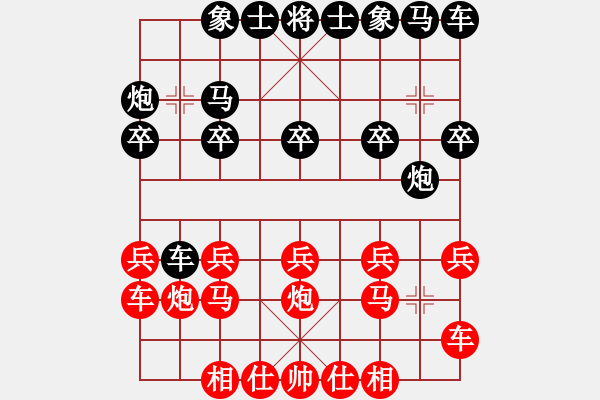 象棋棋譜圖片：橫才俊儒[292832991] -VS- 大眼睛[517177227] - 步數(shù)：10 