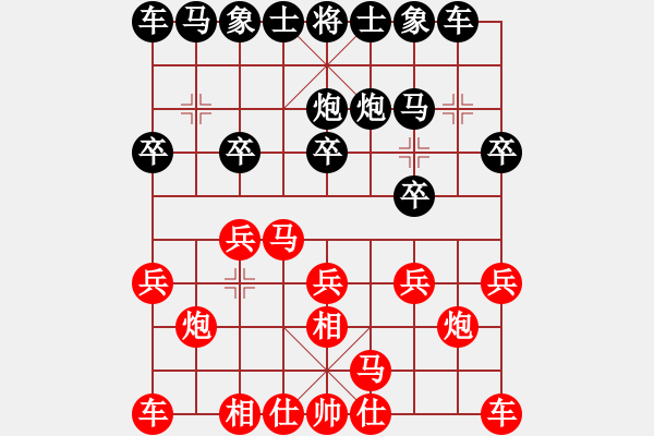 象棋棋谱图片：洛水清波(日帅)-胜-gzfgzfgzf(月将) - 步数：10 