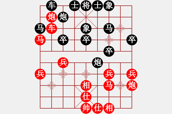 象棋棋譜圖片：象棋識克(3段)-負(fù)-刁不三刀(6段) - 步數(shù)：40 