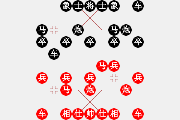 象棋棋譜圖片：荊州之患（點(diǎn)擊旋轉(zhuǎn)查看） - 步數(shù)：10 