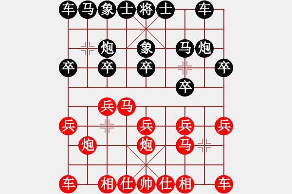 象棋棋譜圖片：隨手的一盤棋 - 步數(shù)：10 