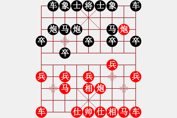 象棋棋譜圖片：李月陽紅和葬心〖過宮炮對(duì)進(jìn)左馬〗 - 步數(shù)：10 