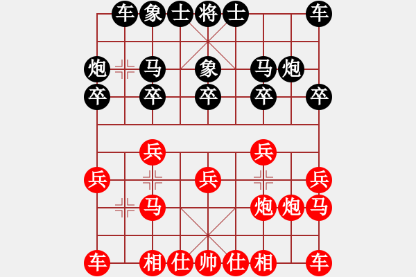 象棋棋譜圖片：三棋(2段)-勝-南地球(6段) - 步數(shù)：10 