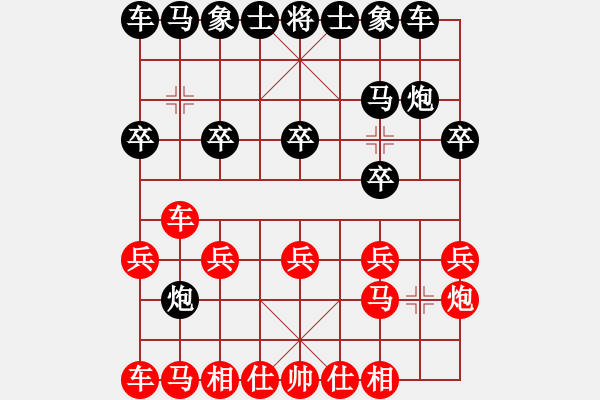 象棋棋譜圖片：2019.11.2.11好友十分鐘后勝王群標 - 步數(shù)：10 