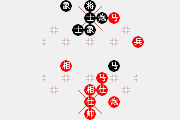 象棋棋譜圖片：151001 第5輪 第5臺(tái) 彭詩(shī)圣（雪）勝 雷欣浩（金） - 步數(shù)：100 