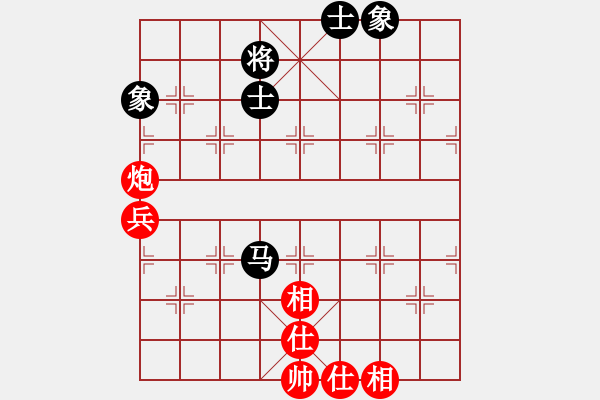 象棋棋譜圖片：鱔餓終有鮑(9星)-和-皖南棋瘋(北斗) - 步數(shù)：100 