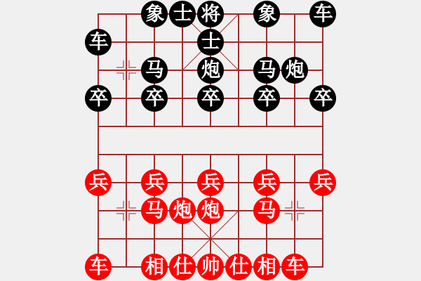 象棋棋譜圖片：bbboy002[紅] -VS- ⊙英雄無敵⊙汕之小龍[黑] - 步數(shù)：10 