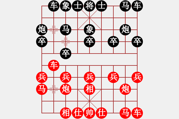 象棋棋譜圖片：弈弈忽悠(2段)-負(fù)-臨窗觀景(4段) - 步數(shù)：10 