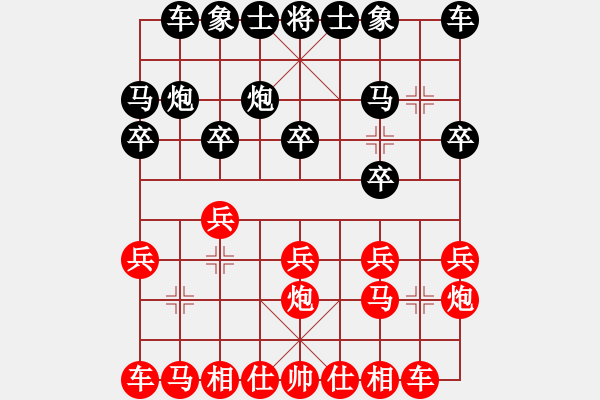 象棋棋譜圖片：魔鬼之吻(6段)-勝-金魚草(5段) - 步數(shù)：10 