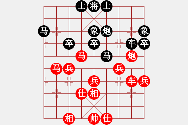 象棋棋譜圖片：bbboy002(8級)-和-向林敬學棋(8級) - 步數(shù)：40 