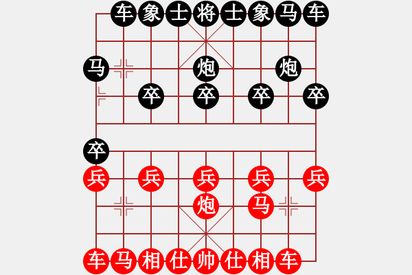 象棋棋譜圖片：wscxp(9星)-負-雜牌軟件(8星) - 步數(shù)：10 