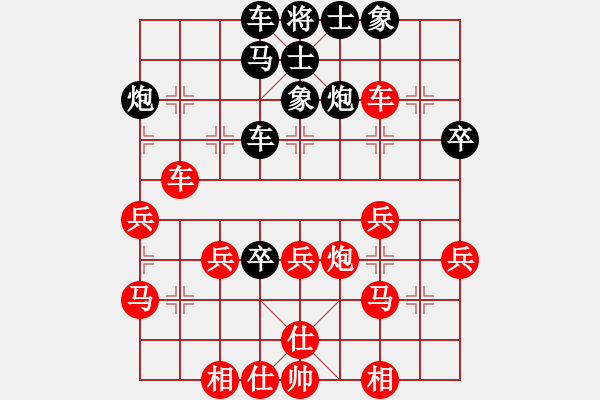 象棋棋譜圖片：無名尊者(4段)-負(fù)-老茂(4段) - 步數(shù)：40 