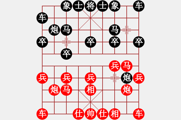 象棋棋譜圖片：無量藏泉(9級)-勝-服氣不服輸(8級) - 步數(shù)：10 