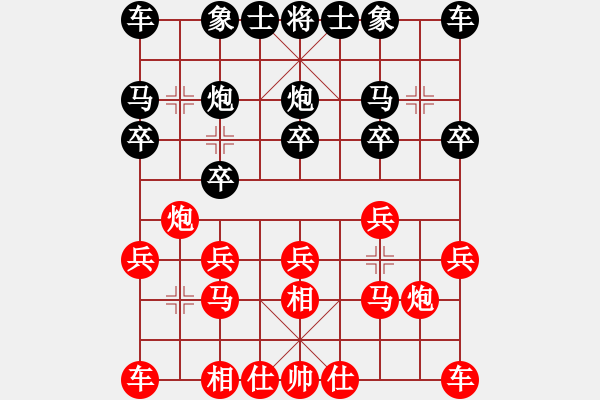 象棋棋譜圖片：純?nèi)讼耢F像風(fēng)先負(fù)世事無(wú)絕對(duì) - 步數(shù)：10 