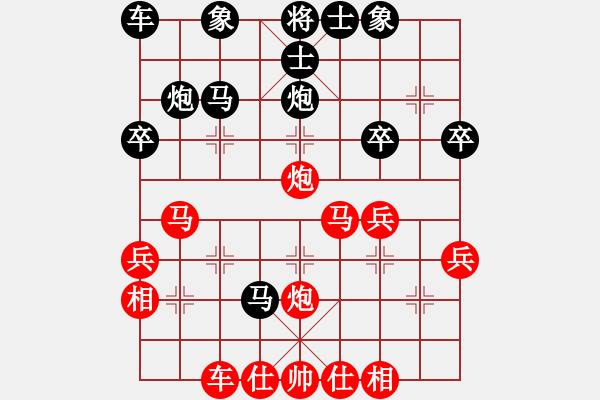 象棋棋譜圖片：我愛我家[545392734] -VS- 大火[383820223] - 步數(shù)：32 