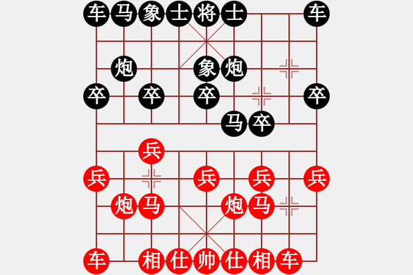 象棋棋譜圖片：葬心紅負(fù)luowendi2008〖仙人指路對飛象〗 - 步數(shù)：10 