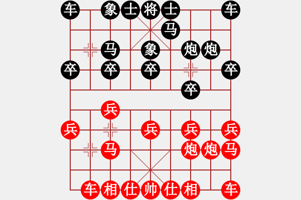 象棋棋譜圖片：第二十二局 張錦榮(先) 周德裕 - 步數(shù)：10 