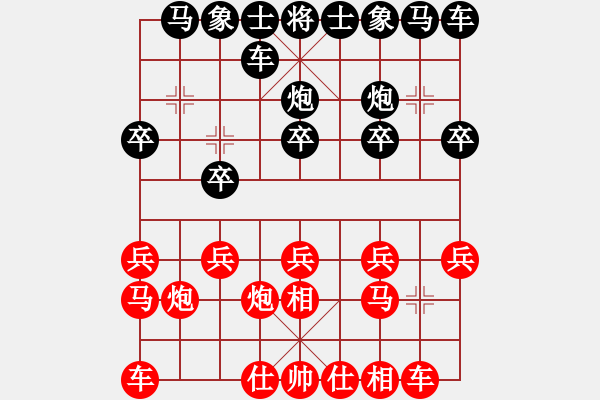 象棋棋譜圖片：哥們 勝 尋風小鳥 - 步數(shù)：10 