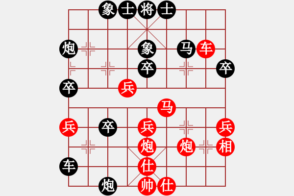 象棋棋譜圖片：小猴子[78467373] -VS- V獨孤九劍V[317270757] - 步數(shù)：40 