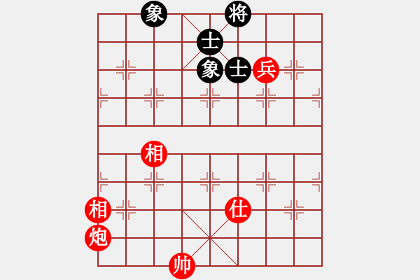 象棋棋譜圖片：炮兵單缺士必勝士相全 黑羊角士 - 步數(shù)：30 