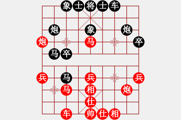 象棋棋譜圖片：bbboy002（業(yè)7-3） 先勝 周東東（業(yè)7-2） - 步數(shù)：30 