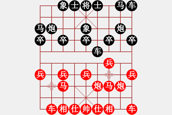 象棋棋譜圖片：第三輪，10臺：高棟華（臨朐） 先負 王 偉（濰坊） - 步數(shù)：10 