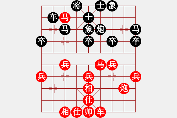 象棋棋譜圖片：快樂象棋實(shí)名群聯(lián)盟 快樂群陳家平 先負(fù) 快樂群－張雨豪 - 步數(shù)：36 