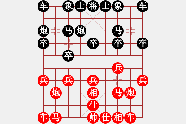 象棋棋譜圖片：單核測試(9段)-勝-六核佳佳(7段) - 步數(shù)：10 