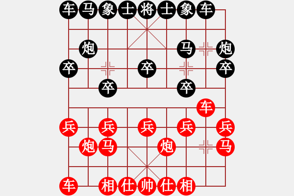 象棋棋譜圖片：貓頭鷹[2524911507] -VS- 嘴角揚(yáng)揚(yáng)[50129759] - 步數(shù)：10 