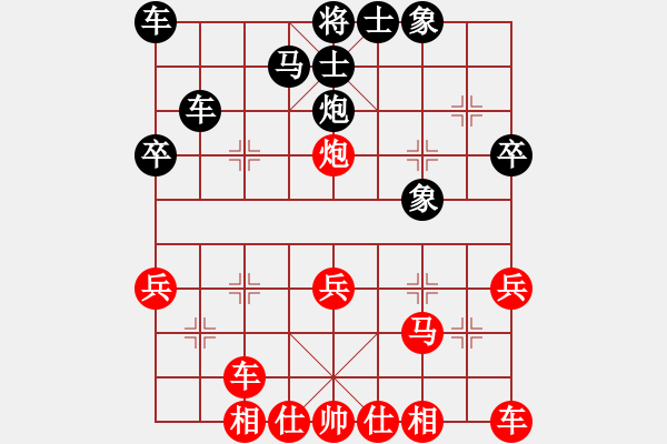 象棋棋譜圖片：bbboy002(6級)-勝-藍(lán)楓月影(9級) - 步數(shù)：30 