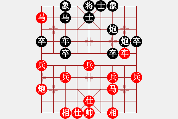 象棋棋譜圖片：我是畜生豬(8段)-勝-黃雨煙(9段) - 步數(shù)：40 