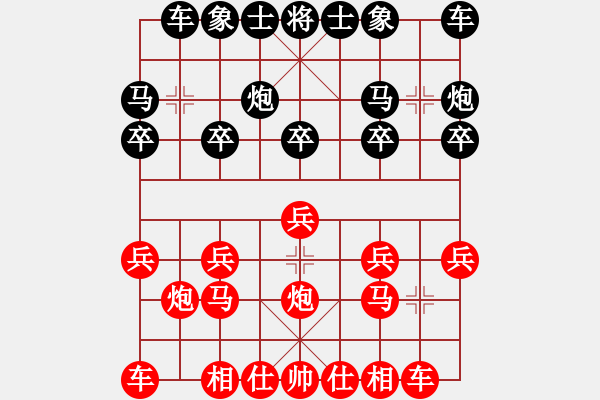 象棋棋譜圖片：棋如人生[紅] -VS- 高山流水 [黑] - 步數(shù)：10 