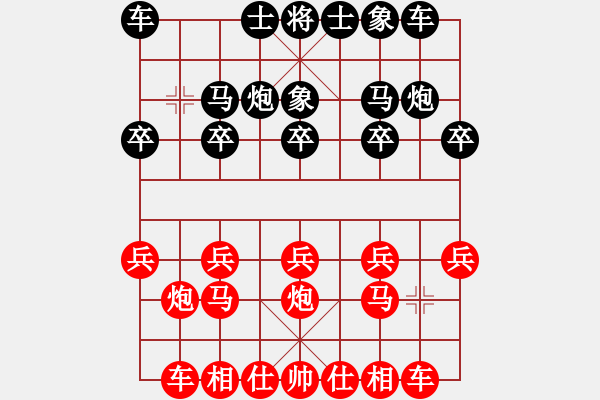 象棋棋譜圖片：第七輪第1臺(tái)遵義母先合勝貴陽(yáng)康弘 - 步數(shù)：10 