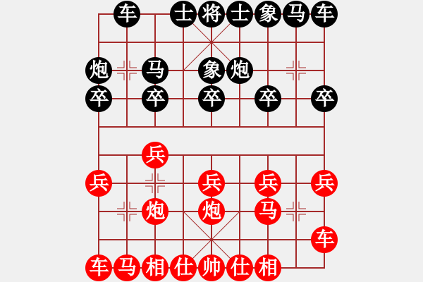 象棋棋譜圖片：【各個擊破】劉永富 勝 占戈甲鳥 - 步數(shù)：10 