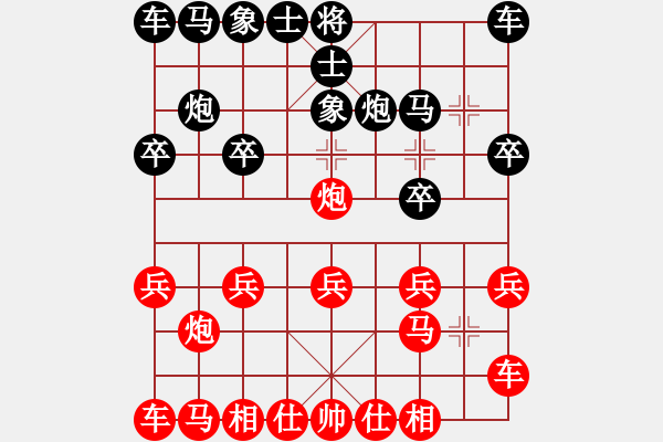 象棋棋譜圖片：橫才俊儒[292832991] -VS- 正義凜然[1092619084] - 步數(shù)：10 