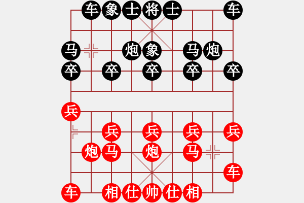 象棋棋譜圖片：橫才俊儒[292832991] -VS- 大浪淘沙[840523486] - 步數(shù)：10 