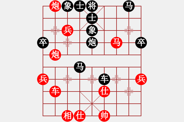 象棋棋譜圖片：2018.5.21.2櫻園超市觀戰(zhàn)黑發(fā)老頭先對白發(fā)老頭.pgn - 步數(shù)：50 