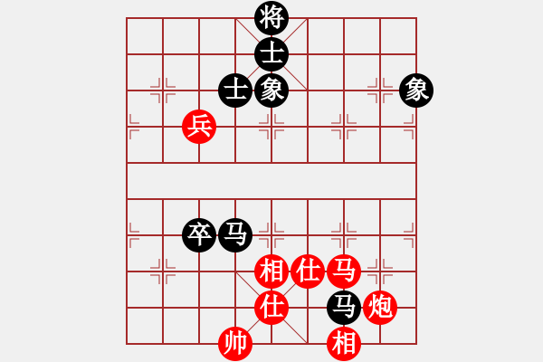 象棋棋譜圖片：11183局 A06-兵底炮局-小蟲引擎24層 紅先和 旋九專雙核-大師 - 步數(shù)：203 