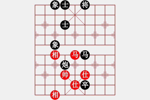 象棋棋譜圖片：業(yè)八二 負(fù) 昆侖 C06 中炮左邊馬對(duì)屏風(fēng)馬 紅左橫車 經(jīng)典 - 步數(shù)：150 